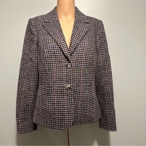 Pure Collection Women's Houndstooth Blazer